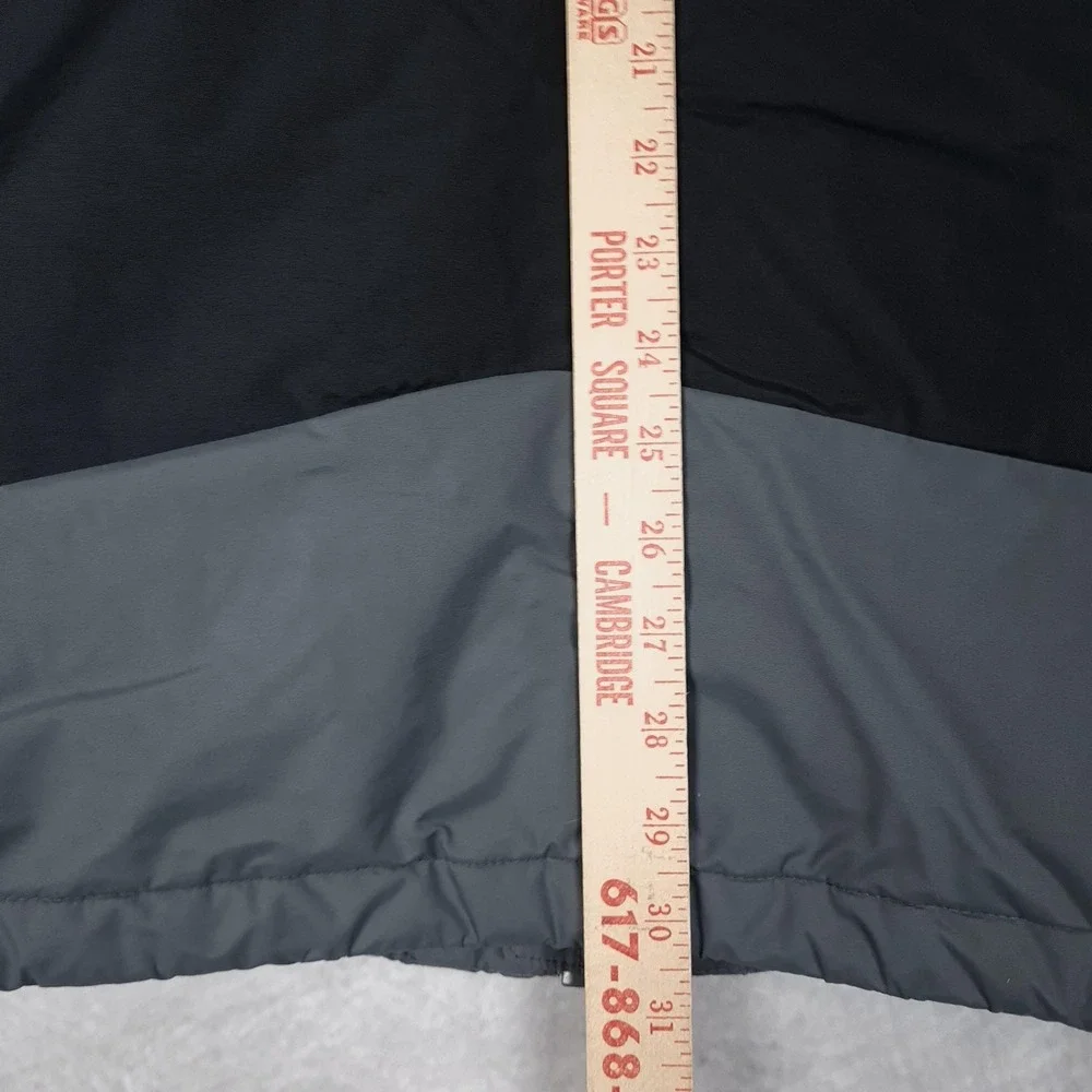 Columbia Jacket Mens Large Gray Wister Slope Thermal Coil Hooded Insulated